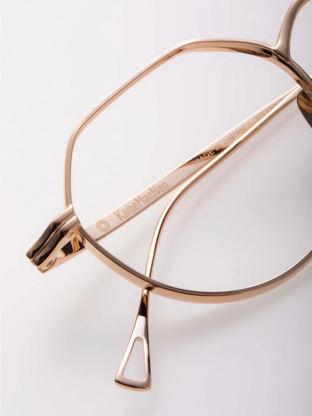 Antique Gold Titanium Women’s/Men's Eyeglass Frame